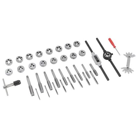 Performance Tool 40-Pc Sae Tap & Die Set Tap And Die Set, W4001Db W4001DB